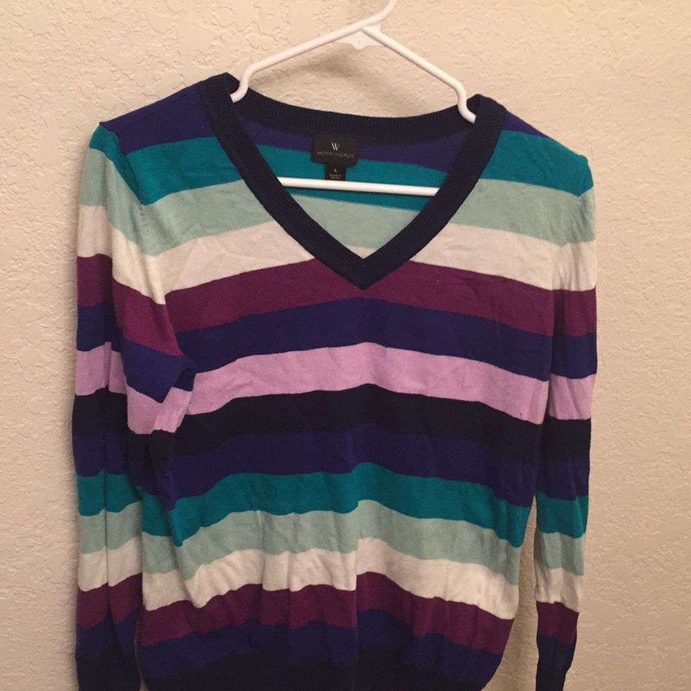 Worthington Colorful Sweater
